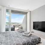 아파트 Blue Light - Vue - Dernier Etage - Parking - Climatisation - Village Naturiste 아그