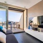 Blue Light - Vue - Dernier Etage - Parking - Climatisation - Village Naturiste 아파트