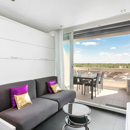 Village Naturiste R4n - Le Blue Light Heliopolis Sea View Luxe Apartment Agde