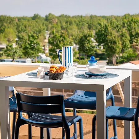 Blue Light - Vue - Dernier Etage - Parking - Climatisation - Village Naturiste 아파트 *